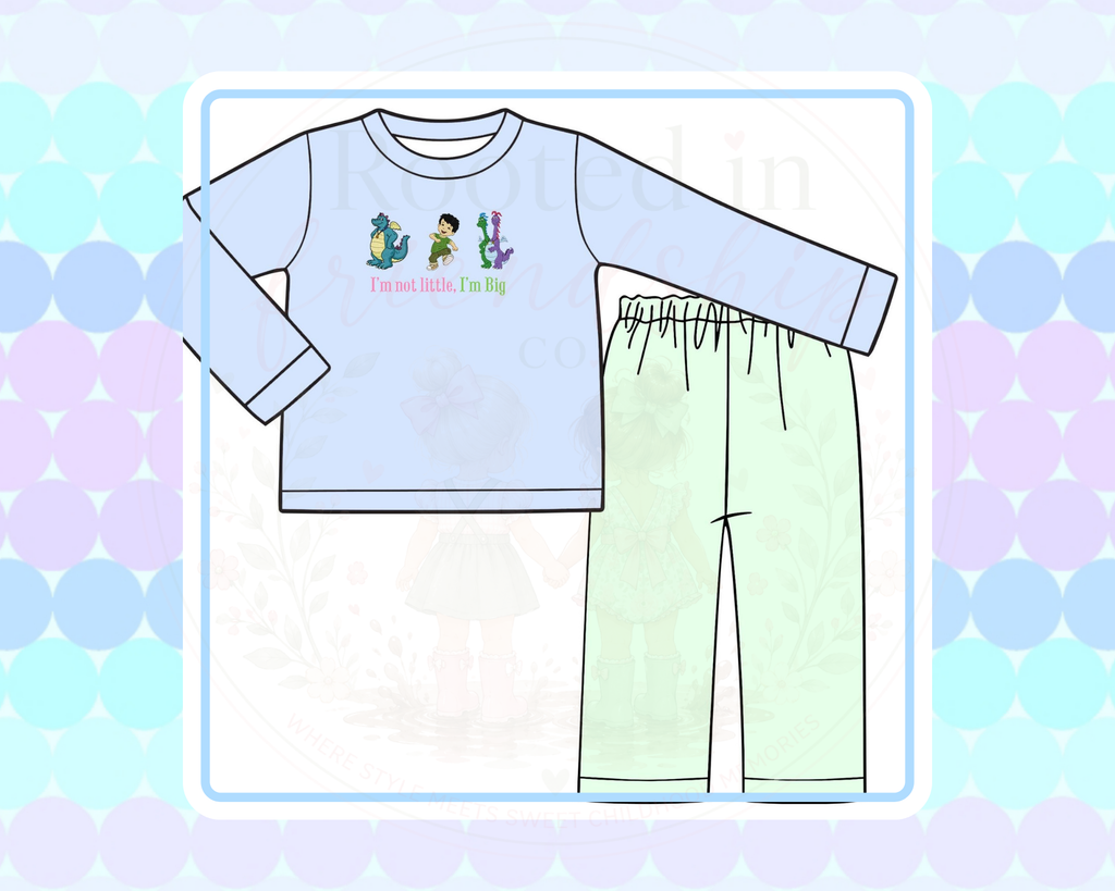 Fly with Dragons - Embroidered Smock