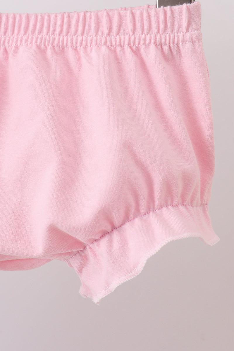 BLUE STRIPE BOW BLOOMER SET