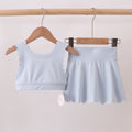 SCALLOPED YOGA SKORTS SET