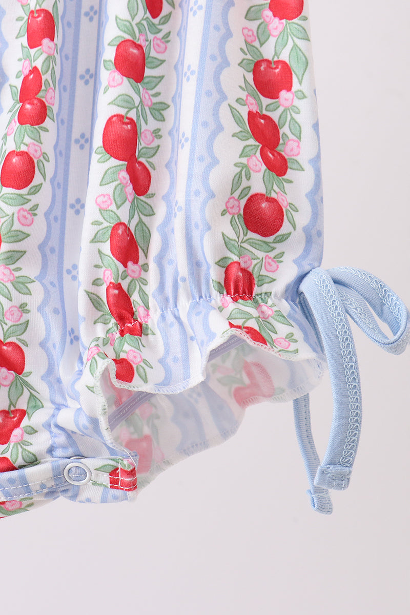 RED APPLE APPLIQUE BUBBLE