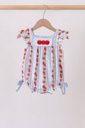RED APPLE APPLIQUE BUBBLE