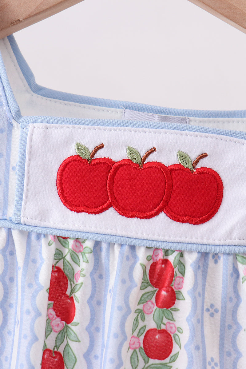 RED APPLE APPLIQUE BUBBLE