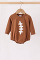 Brown Football French Knot Bubble