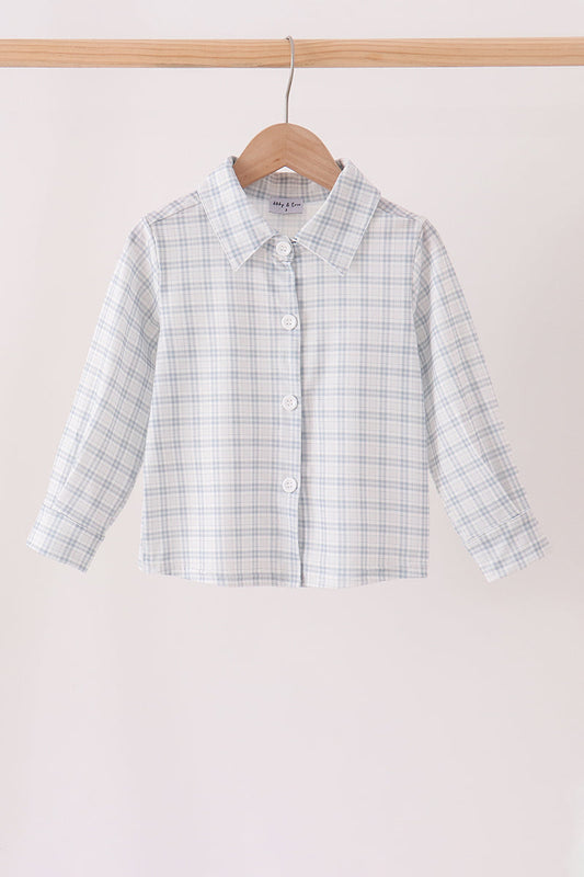 Plaid button down shirt