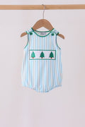 Green Christmas Tree Embroidery Bubble