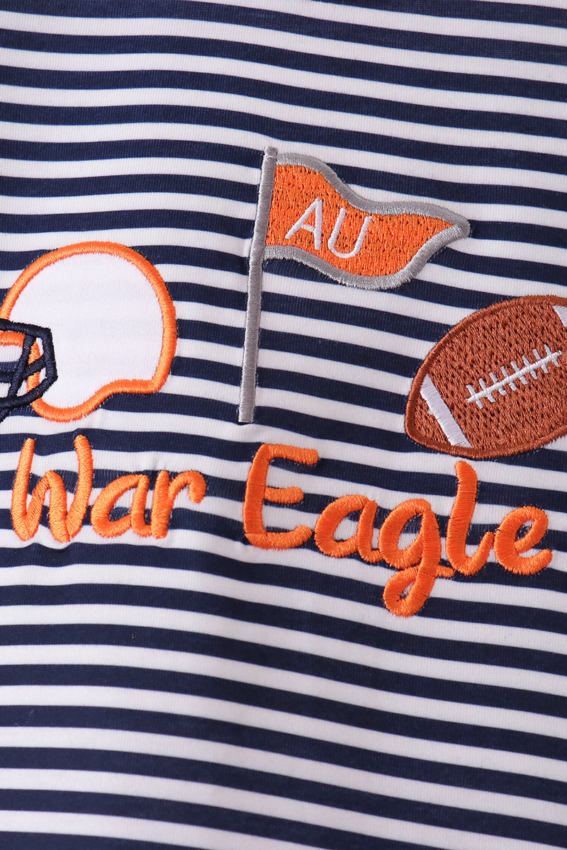 Auburn War Eagle Embroidery Pants Set