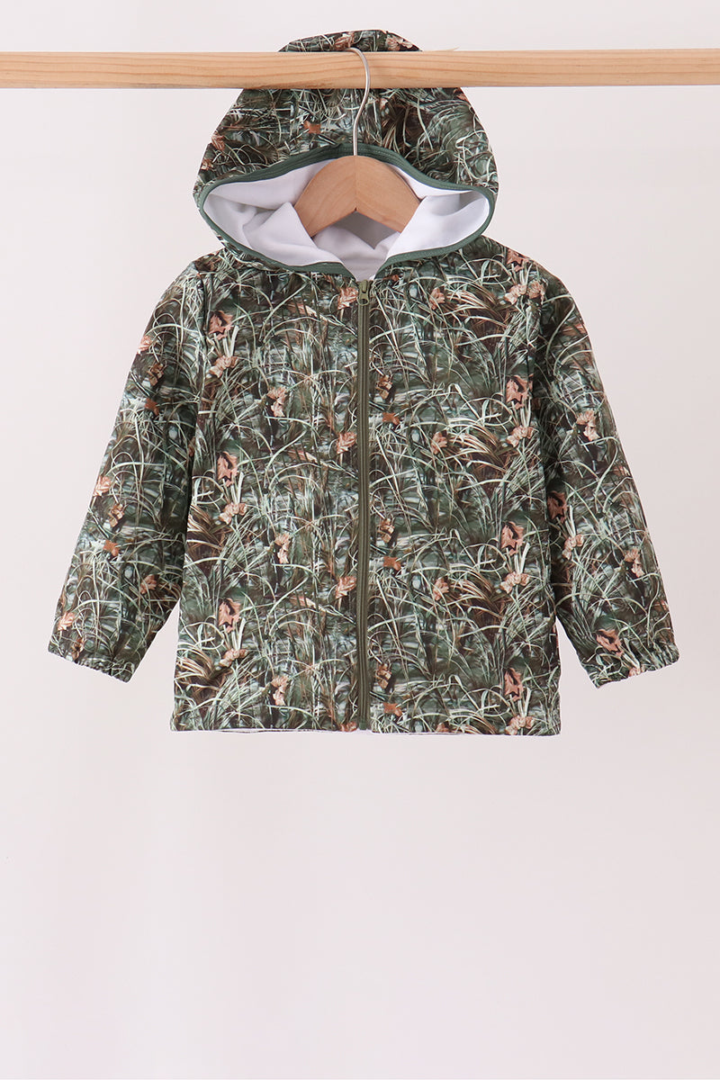 Forest Camouflage Raincoat