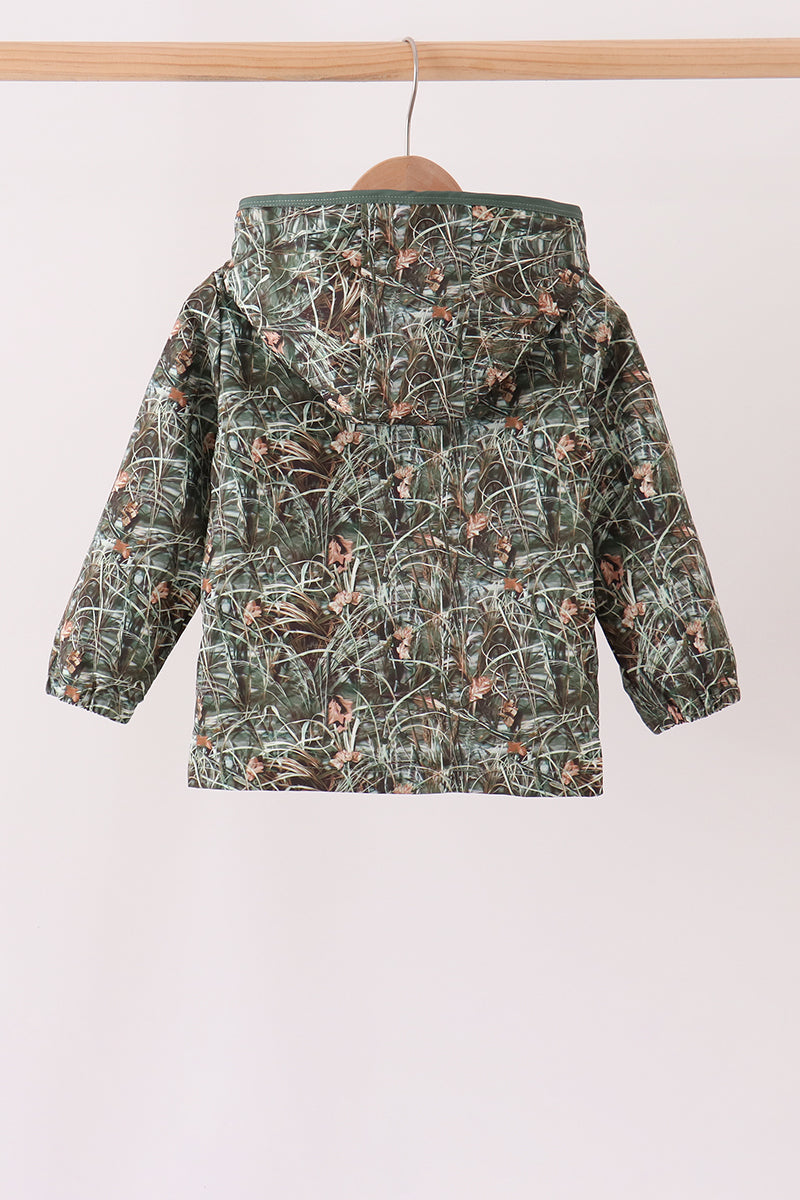 Forest Camouflage Raincoat