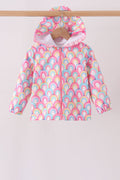 Rainbow Ruffle Raincoat