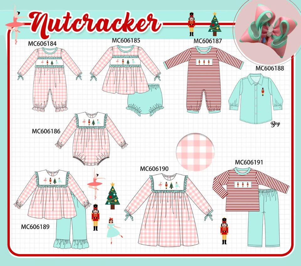 PO95 Red christmas nutcracker bow tie collection