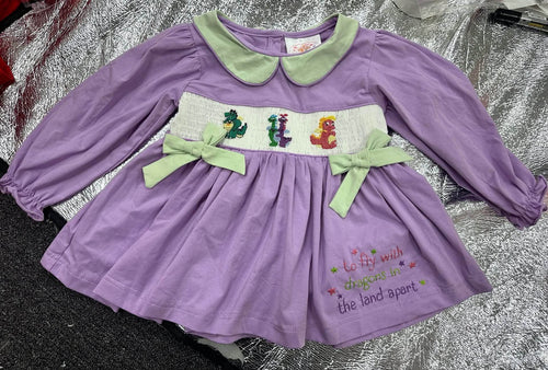 Fly with Dragons - Embroidered Smock