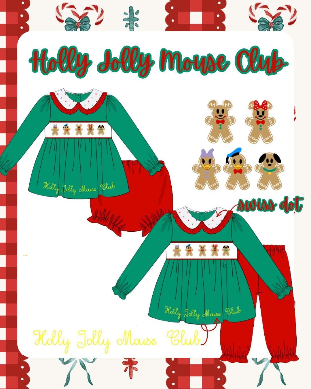 Holly Jolly Mouse Club-ETA OCTOBER