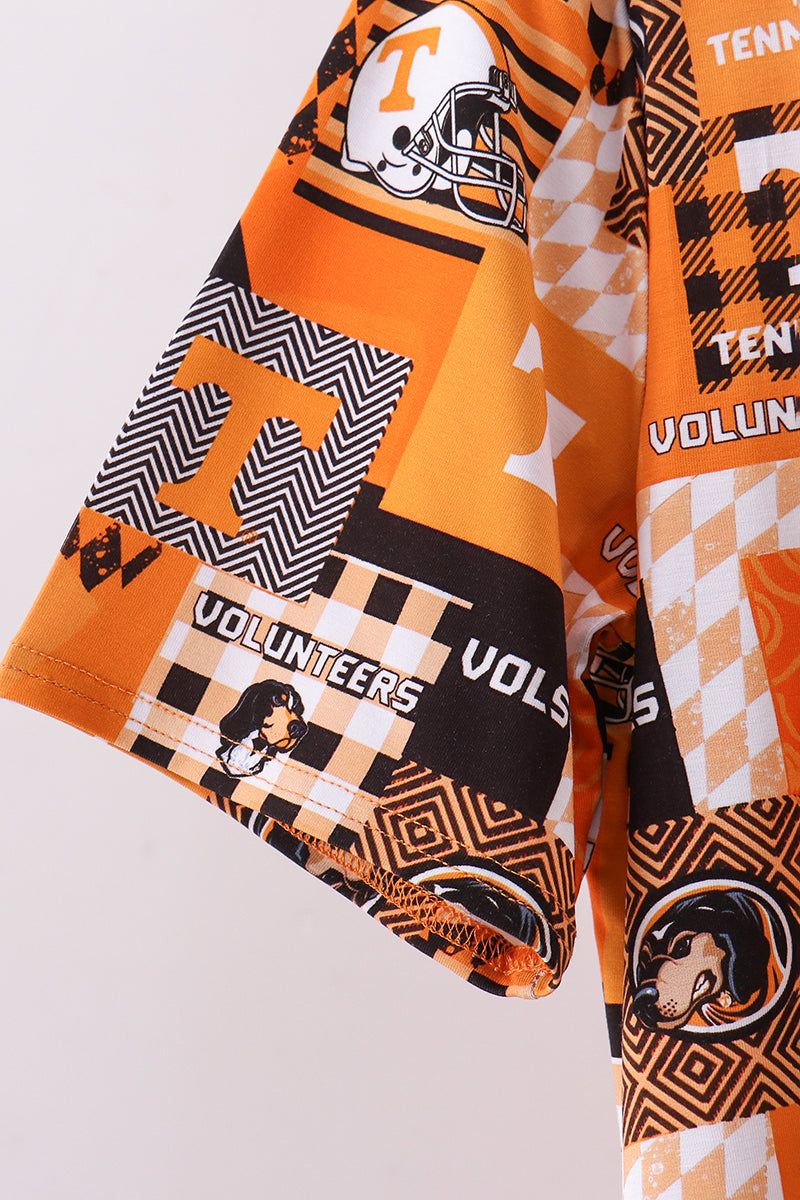 Orange Tennessee VOLS bamboo nightgown