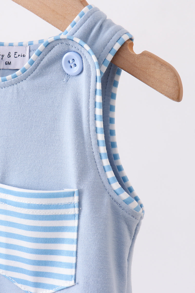 BOYS - BLUE STRIPE BUBBLE