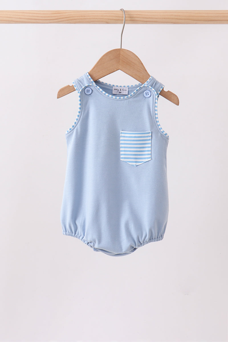 BOYS - BLUE STRIPE BUBBLE