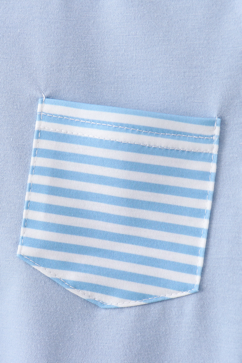 BOYS - BLUE STRIPE SET