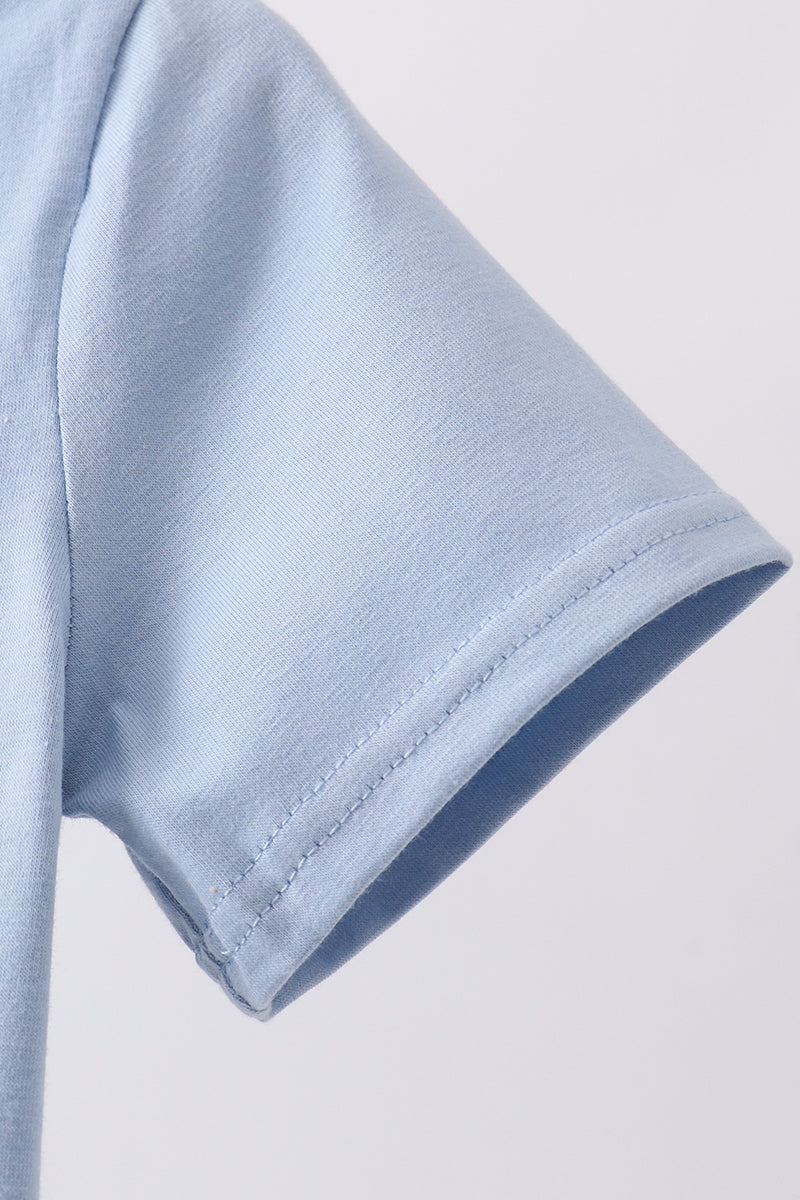 BOYS - BLUE STRIPE SET