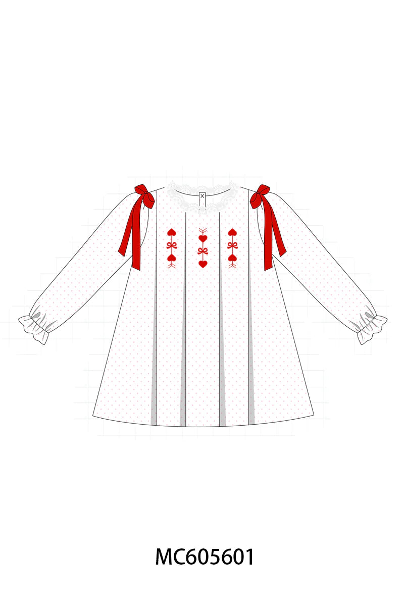 PO95 Red valentine's day heart dot collection - Dress