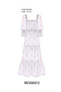 PO95 Blue MAMA'S GIRL embroidery floral collection - Mommy Match