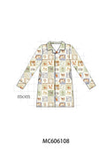 PO95 Sage farm checkered bamboo collection - Mom MooMoo