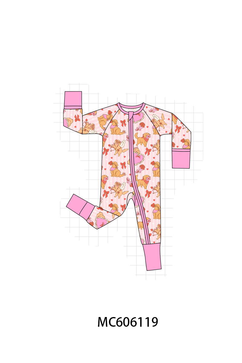 PO95 Pink golden retriever bamboo collection