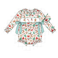 PO95 Mint christmas gingerbread embroidery collection - Bubble