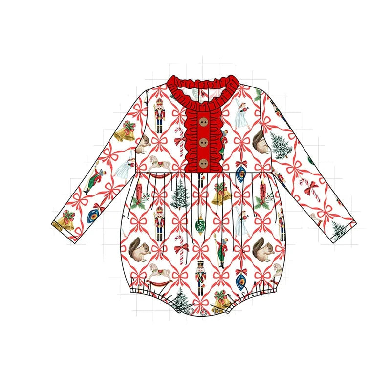 PO95 Red christmas nutcracker bow tie collection - Bubble