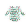 PO95 Teal nativity embroidery plaid collection - Bubble