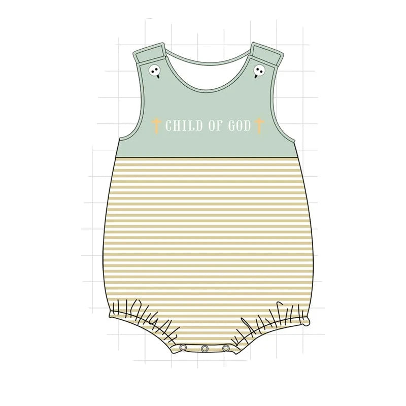 PO102 Sage child of god cross embroidery collection