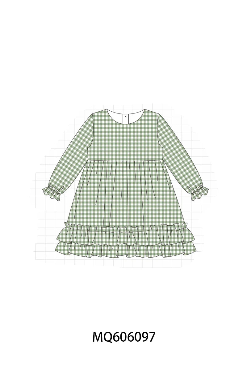 PO94 Sage gingham collection - Dress