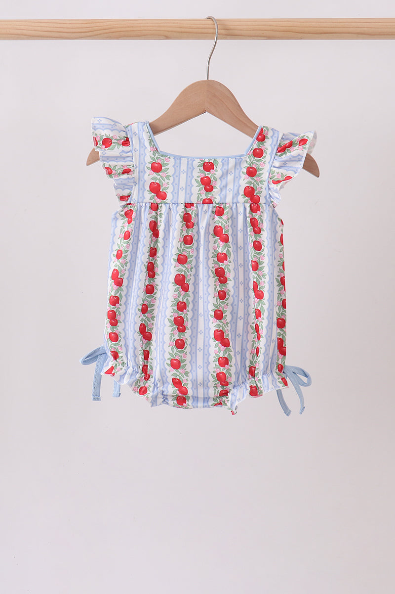 RED APPLE APPLIQUE BUBBLE