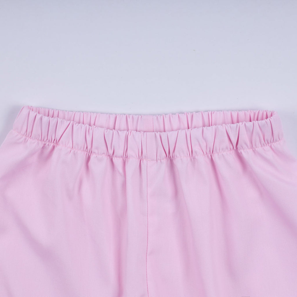 SWEET ISLAND CHARACTER HAND SMOCKED RUFFLE PANTS SET