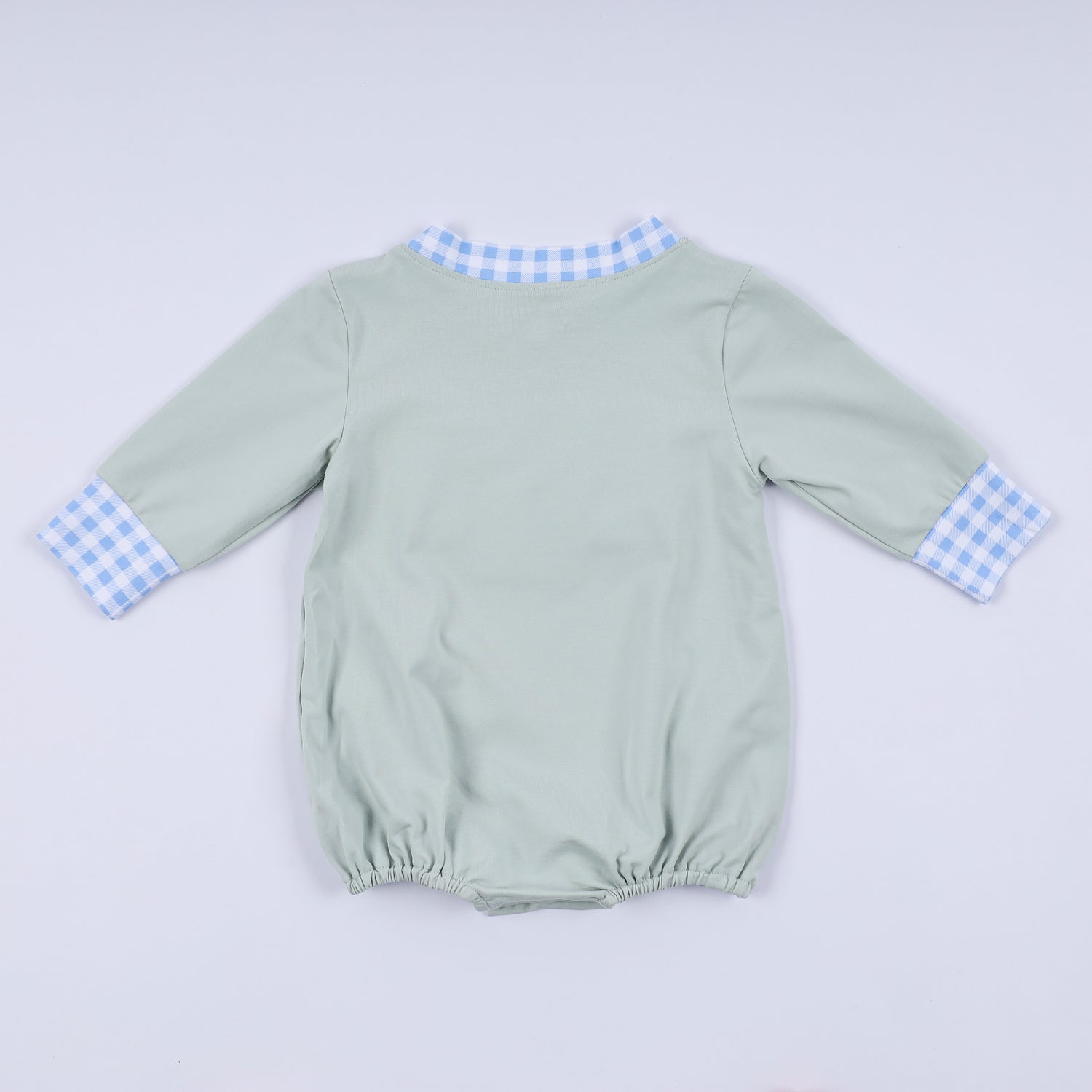 SAGE COW HAND SMOCKED BUBBLE